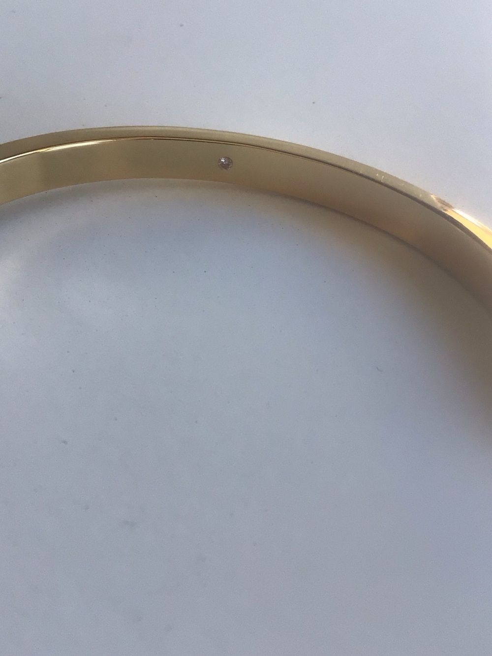 Kate Spade gold diamonds rhinestones bangle bracelet - Picture 12 of 16